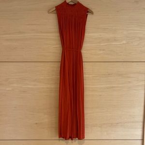 Burnt Orange long dress size S